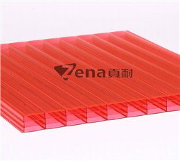 中国红四层阳光板