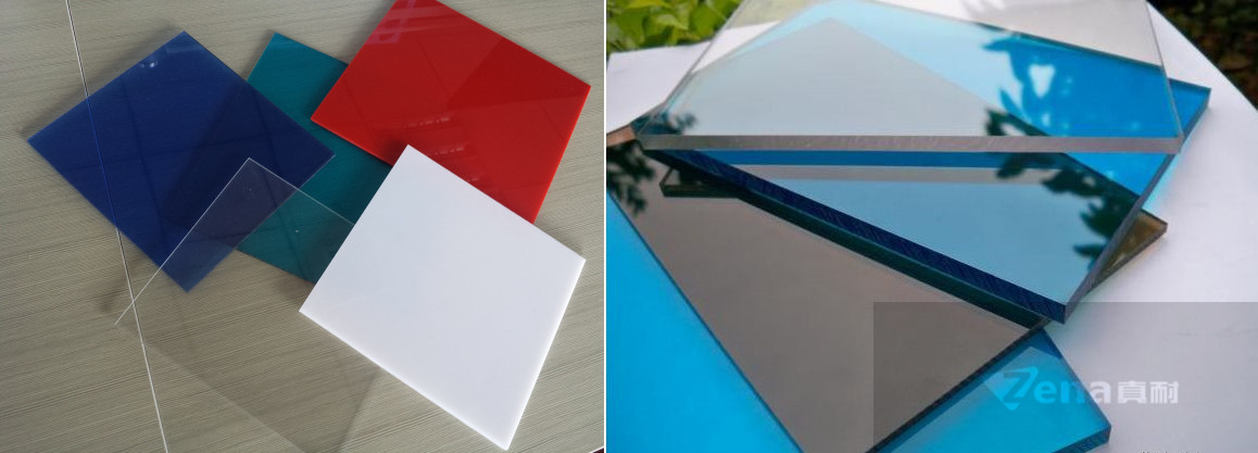 耐力板与阳光板一样都是PC料共挤成，同样是PC板的一种